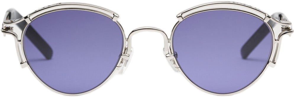Jean Paul Gaultier Lunettes Ressort Sunglasses Silver Zilver