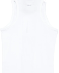 Jean Paul Gaultier Tank Top With Overall Engraved White Wit