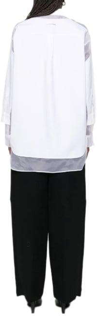 Jean Paul Gaultier Petit Grand Light Nylon Shirt White Wit