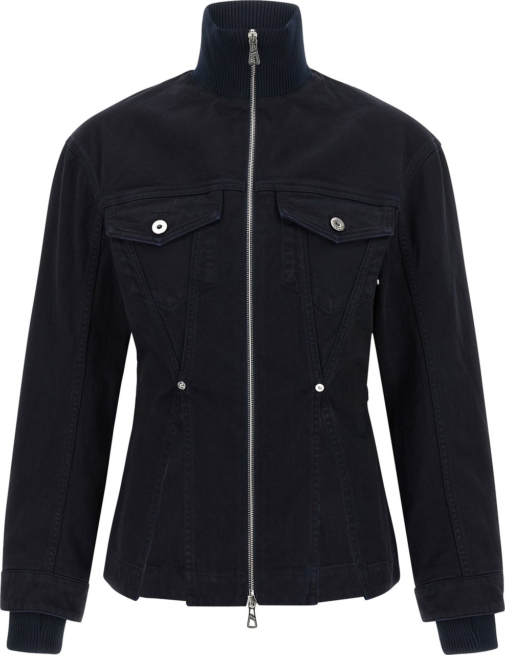 Jean Paul Gaultier Blue Cotton Denim Jacket Blauw