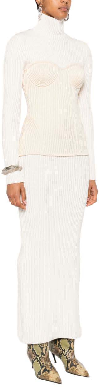 Jean Paul Gaultier Dresses Whiteecru Wit