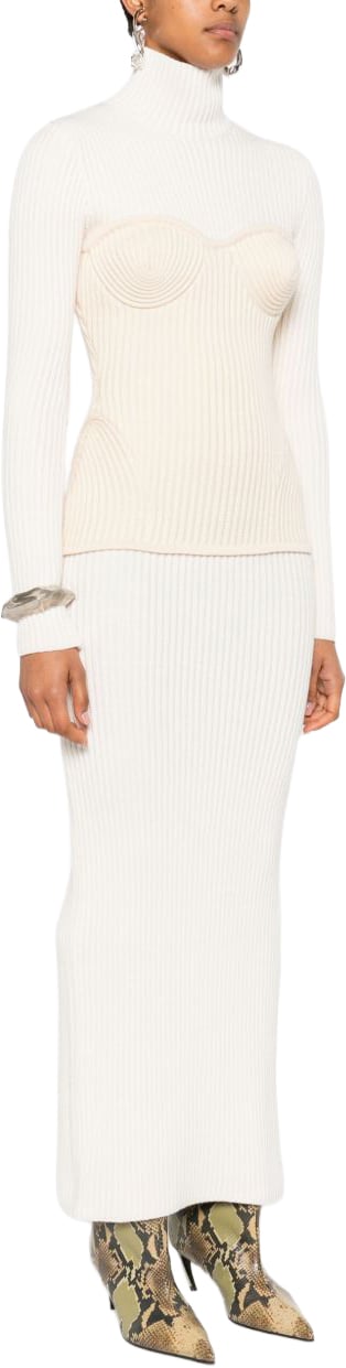 Jean Paul Gaultier Dresses White/Ecru Wit