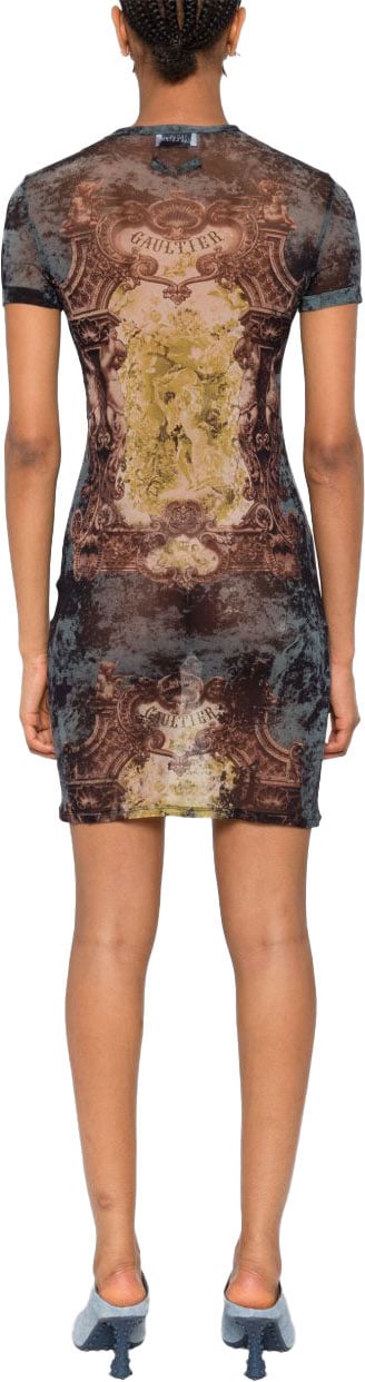 Jean Paul Gaultier Dresses Blackbluegreen Zwart