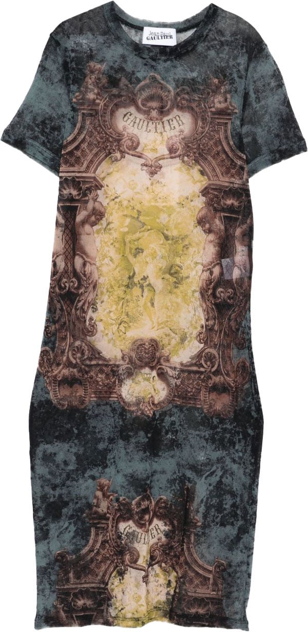 Jean Paul Gaultier Dresses Blackbluegreen Zwart