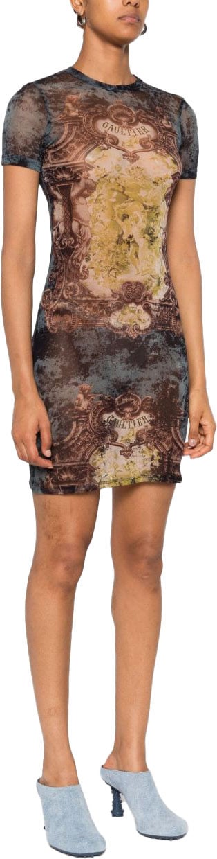 Jean Paul Gaultier Dresses Blackbluegreen Zwart