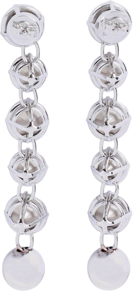 Jean Paul Gaultier Long Diamond Earrings Divers