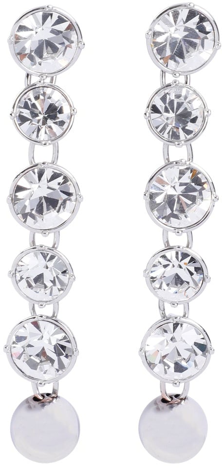 Jean Paul Gaultier Long Diamond Earrings Divers