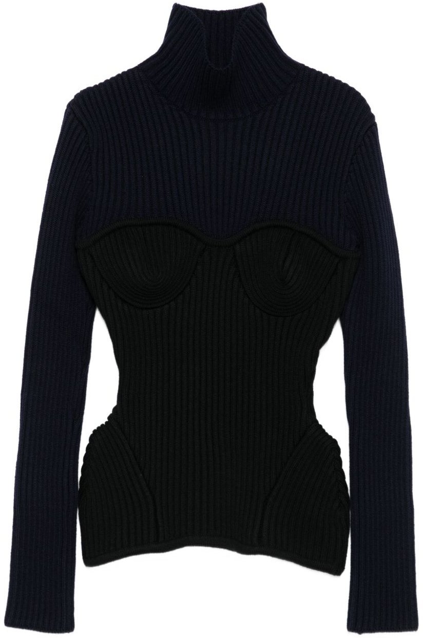 Jean Paul Gaultier Top Navyblack Divers