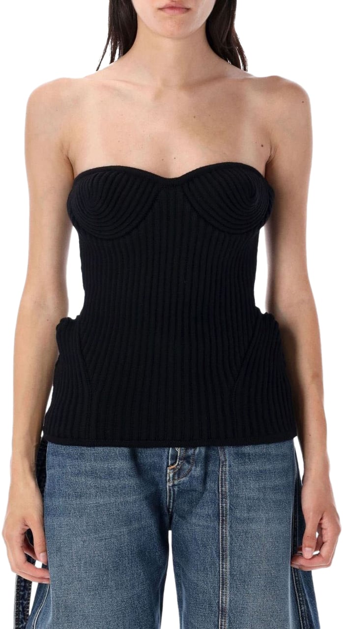 Jean Paul Gaultier Top Black Zwart