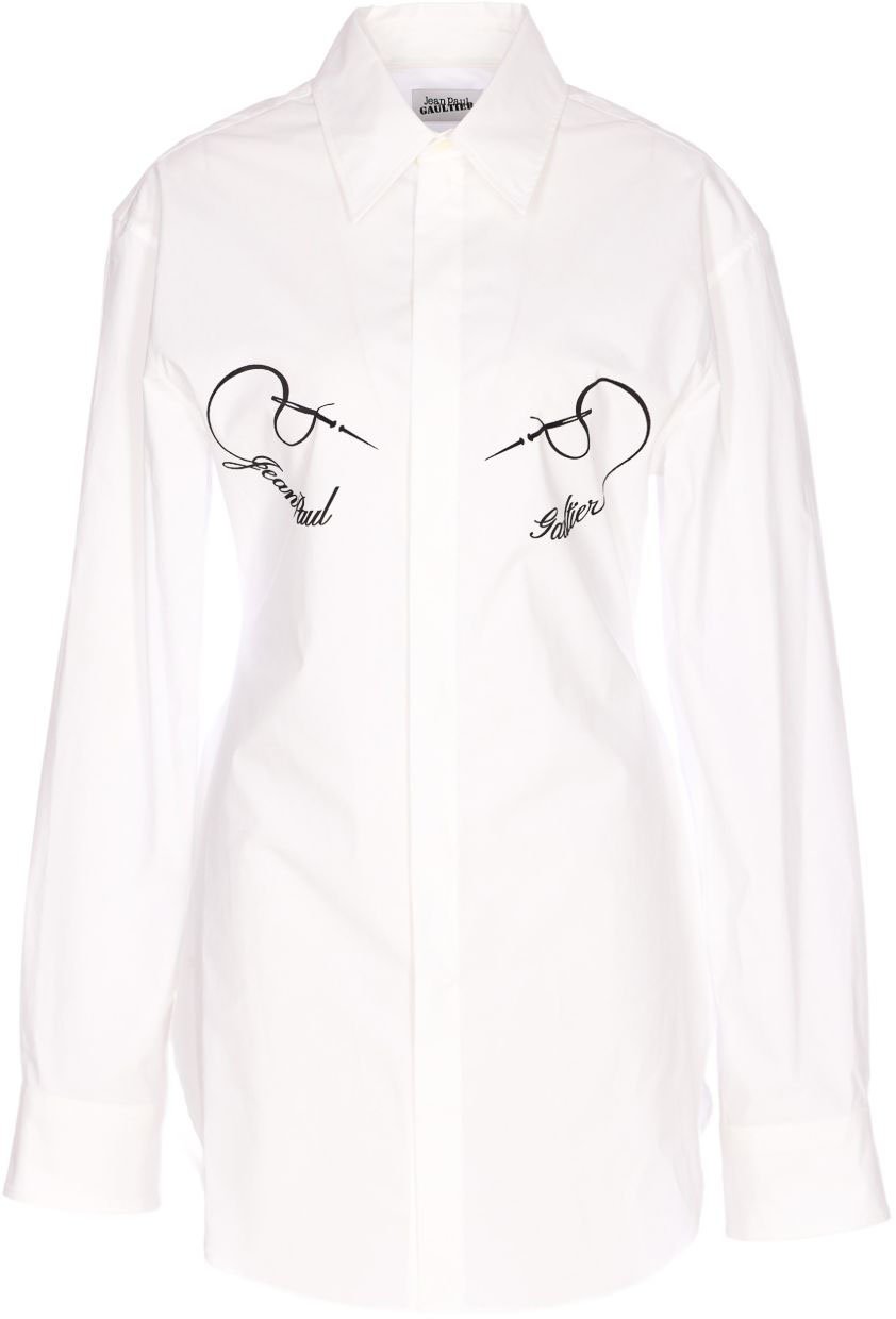Jean Paul Gaultier Top White Wit