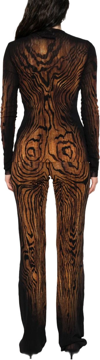 Jean Paul Gaultier Top Black/Brown Divers
