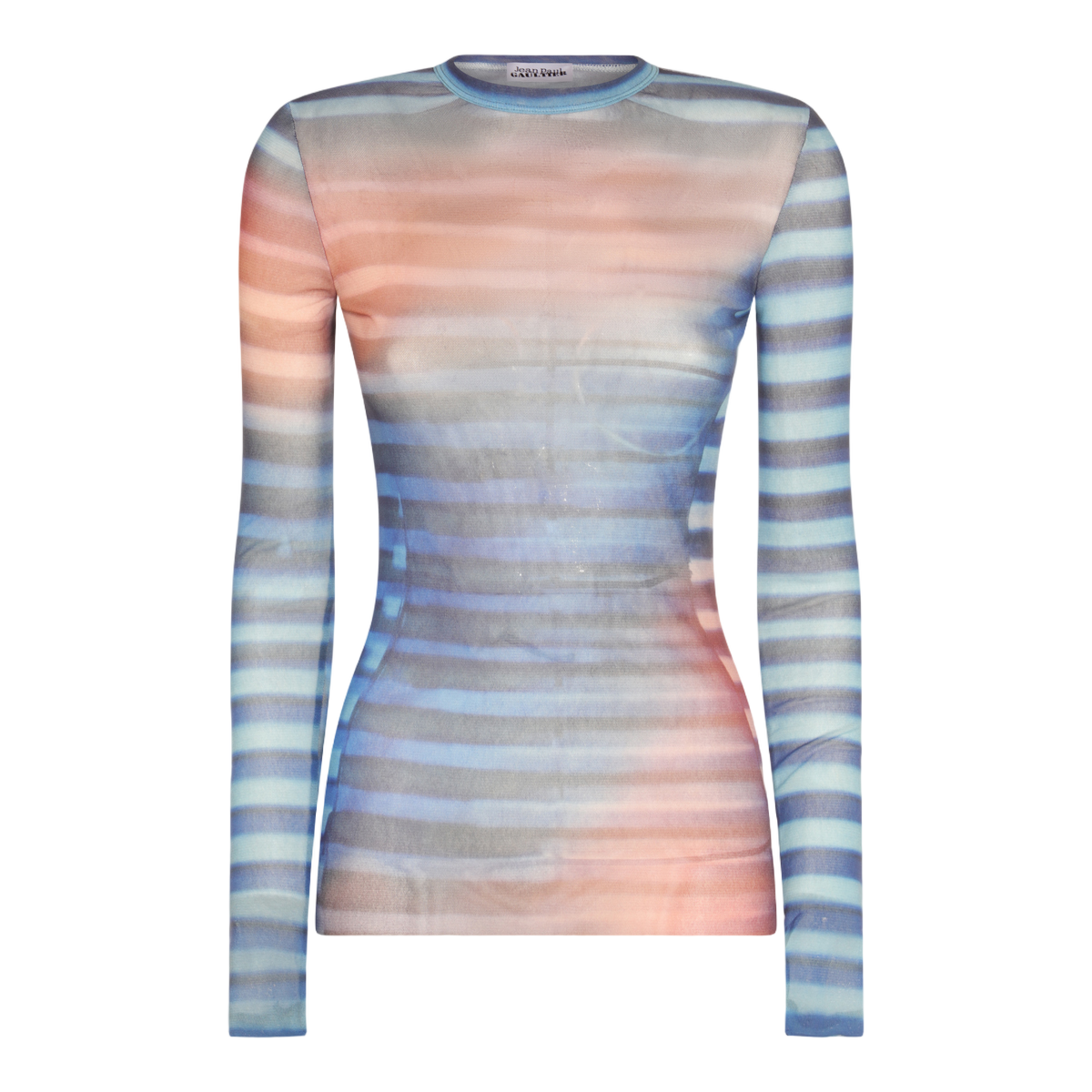 Jean Paul Gaultier Fitted Long-Sleeved Top Grijs