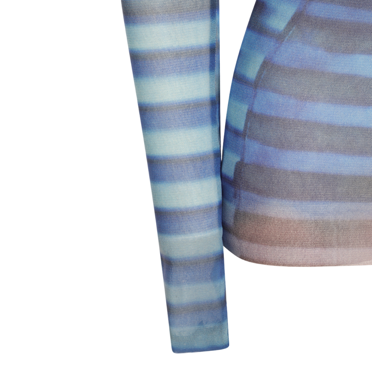 Jean Paul Gaultier Fitted Long-Sleeved Top Grijs