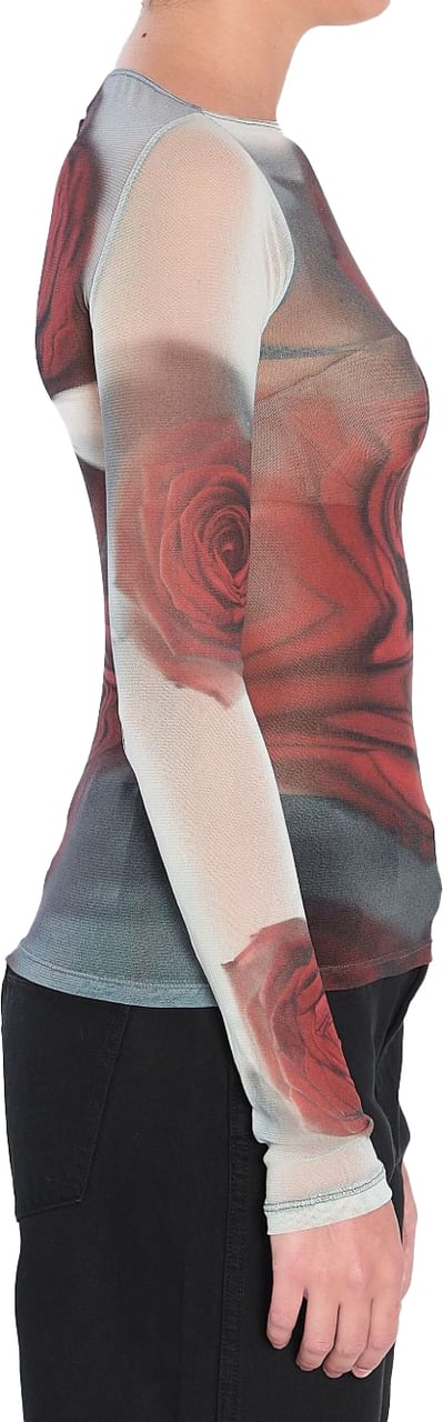 Jean Paul Gaultier Top Whitegreyred Wit