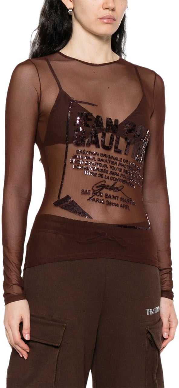 Jean Paul Gaultier Top Purple Paars