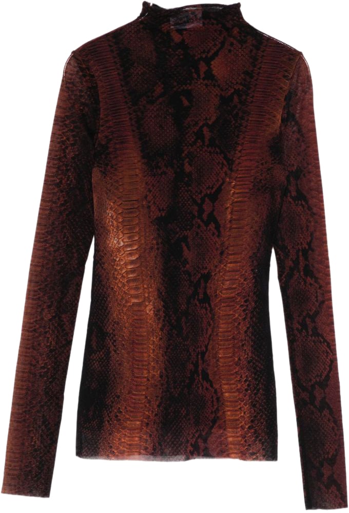 Jean Paul Gaultier Top Brownblack Bruin