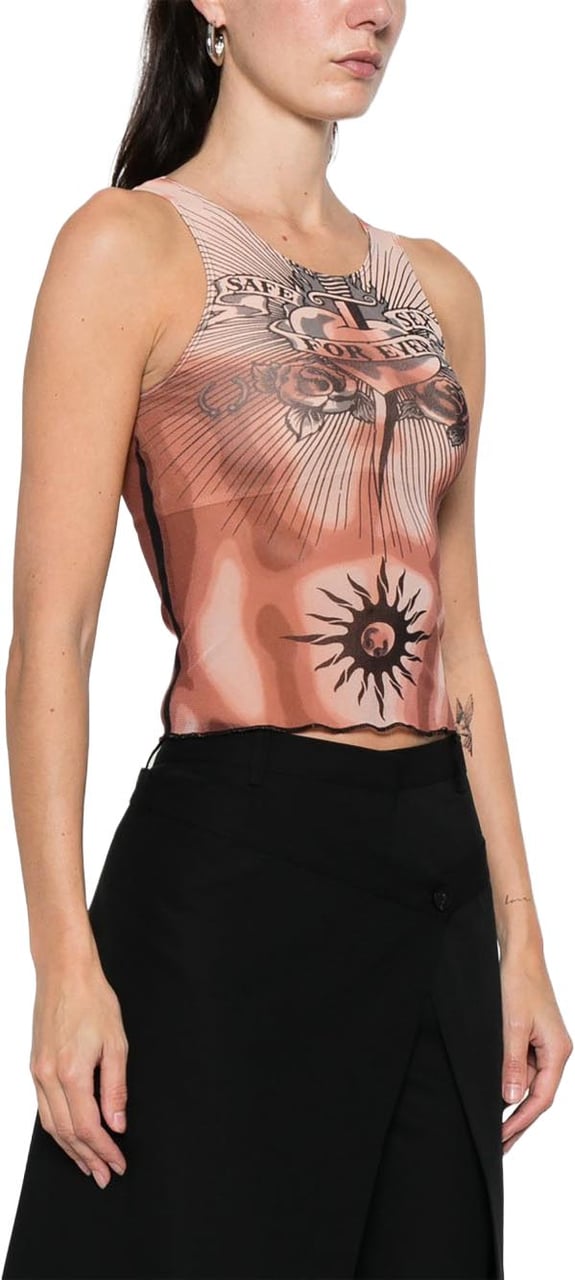 Jean Paul Gaultier Top Nude Beige