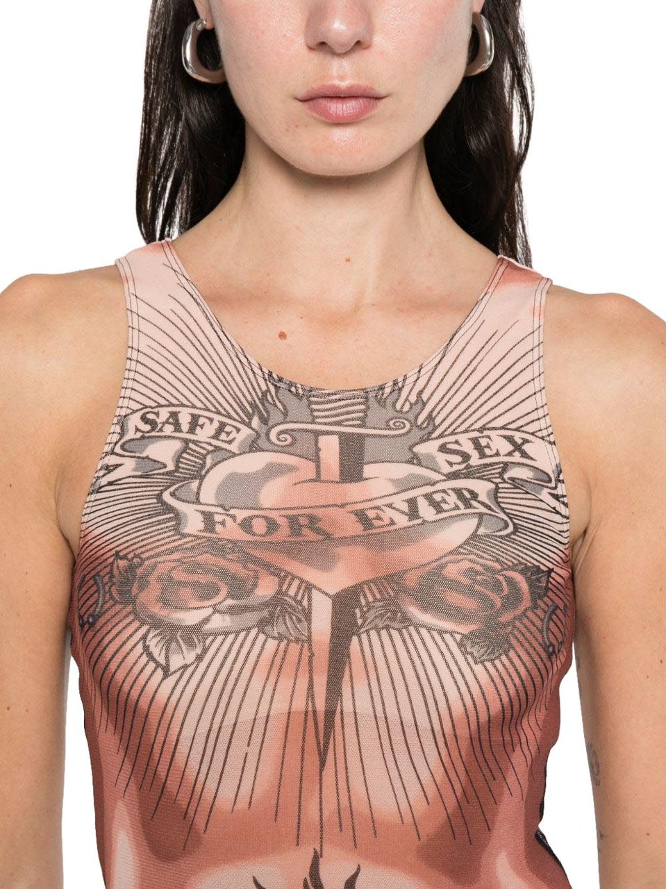 Jean Paul Gaultier Top Nude Beige