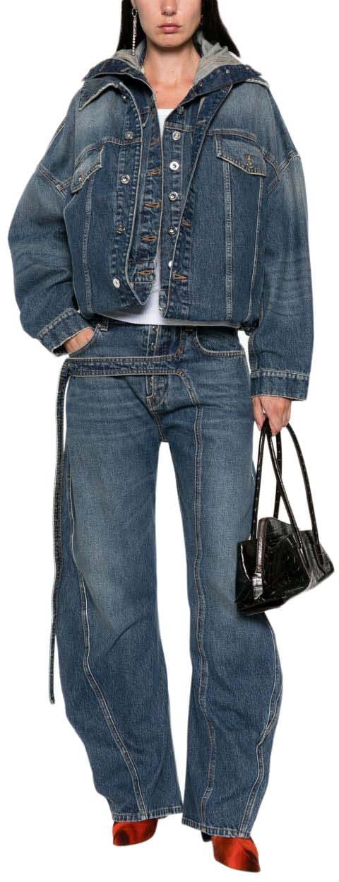 Jean Paul Gaultier Jeans Denim Blauw