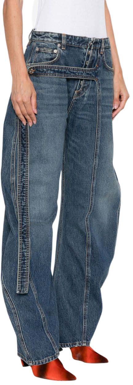 Jean Paul Gaultier Jeans Denim Blauw