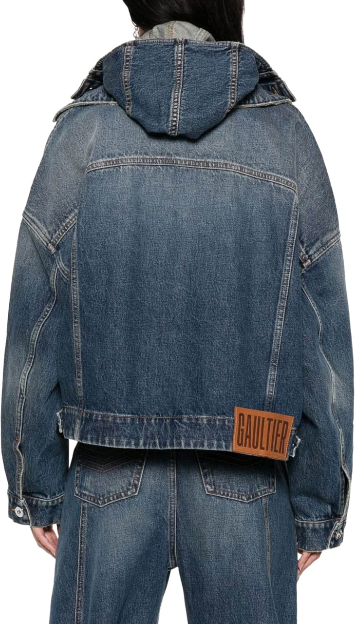 Jean Paul Gaultier Coats Blue Blauw