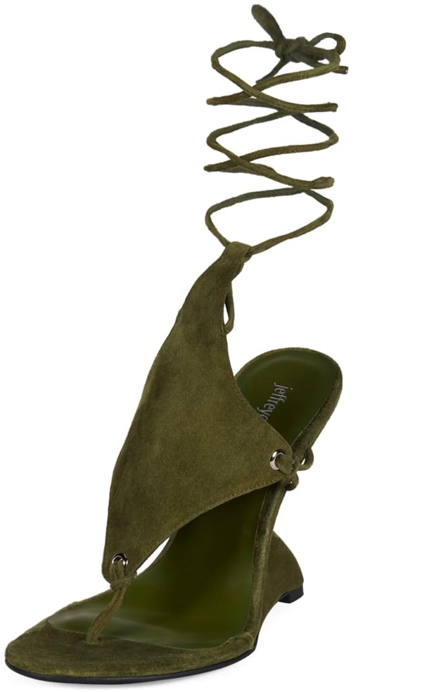 Jeffrey Campbell Sandals Olive Donkergroen