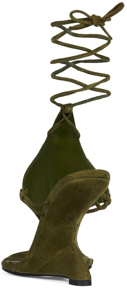 Jeffrey Campbell Sandals Olive Donkergroen