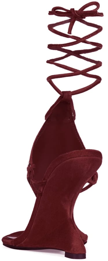 Jeffrey Campbell Sandals Wine Maroon