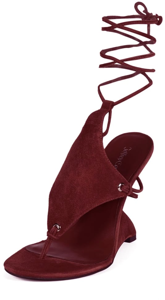 Jeffrey Campbell Sandals Wine Maroon