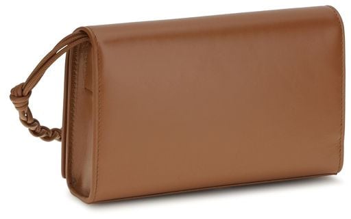 Jil Sander Jil Sander Brown Calf Leather Bos Taurus Wallet Bruin