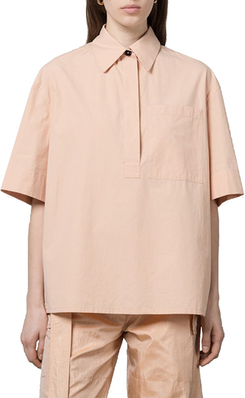 Jil Sander Cotton Shirt Roze