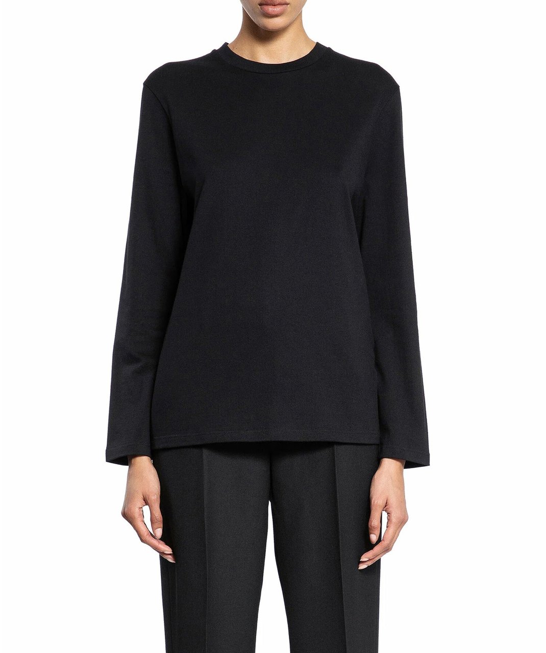 Jil Sander Long Sleeved t-Shirt Zwart