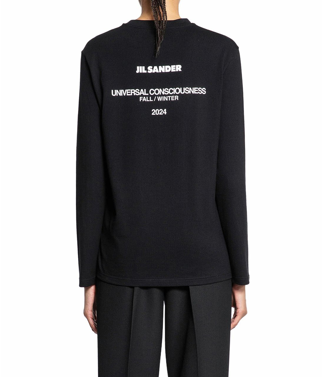 Jil Sander Long Sleeved t-Shirt Zwart