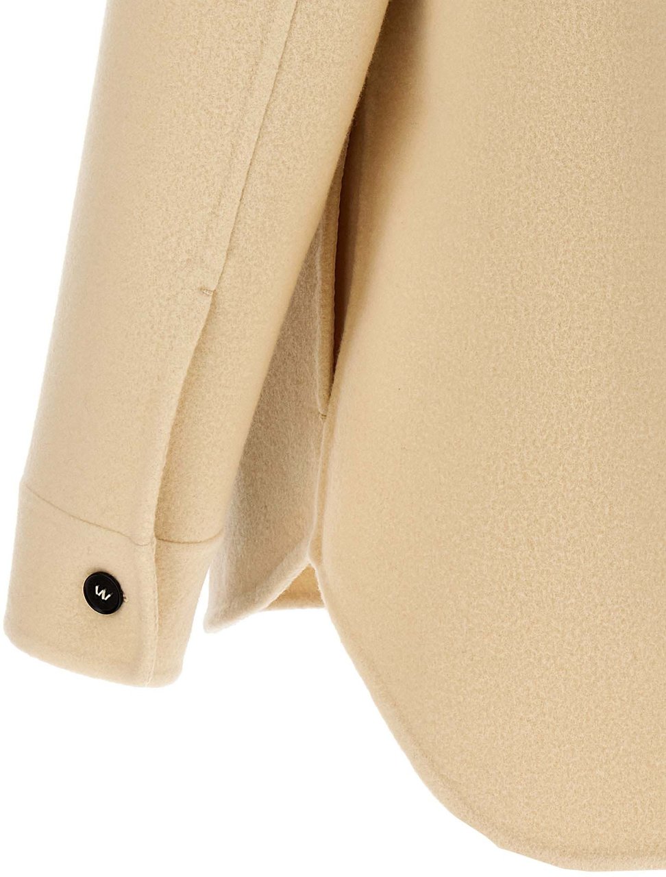 Jil Sander Beige Virgin Wool Coat Beige