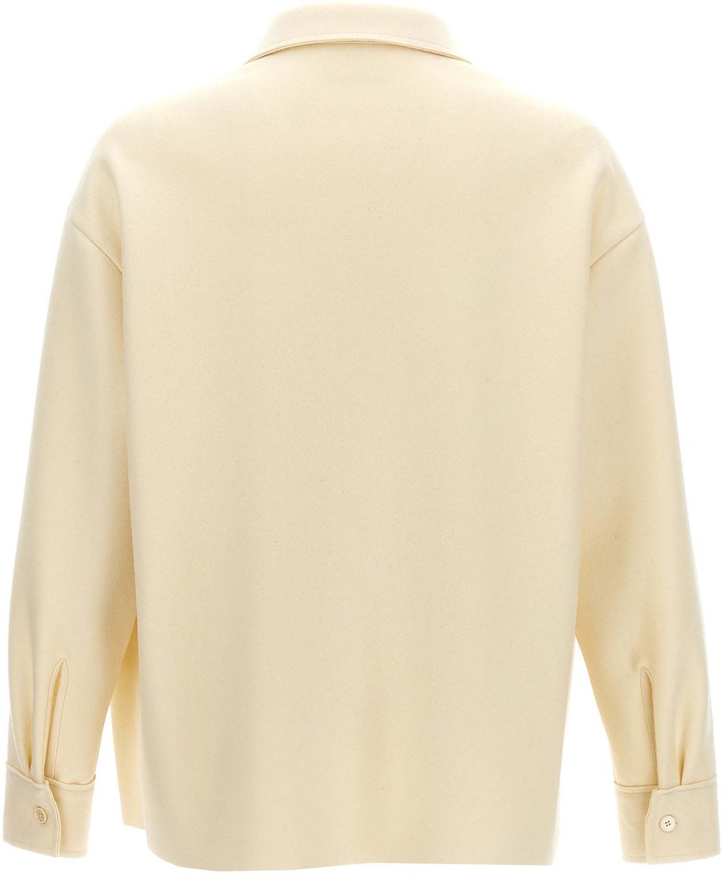 Jil Sander White Wool Blouse Wit