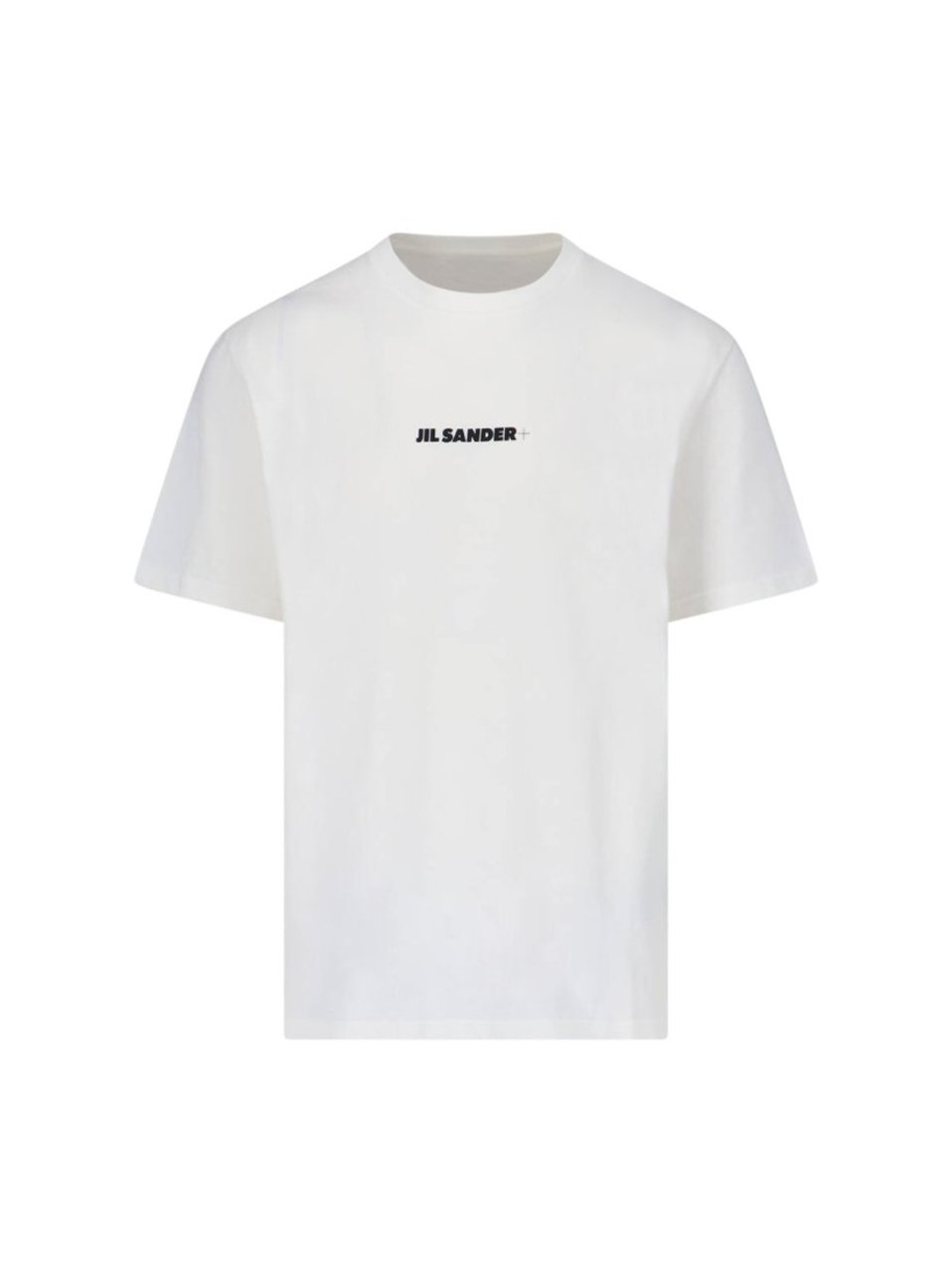 Jil Sander White T-Shirt With Subtle Logo Wit