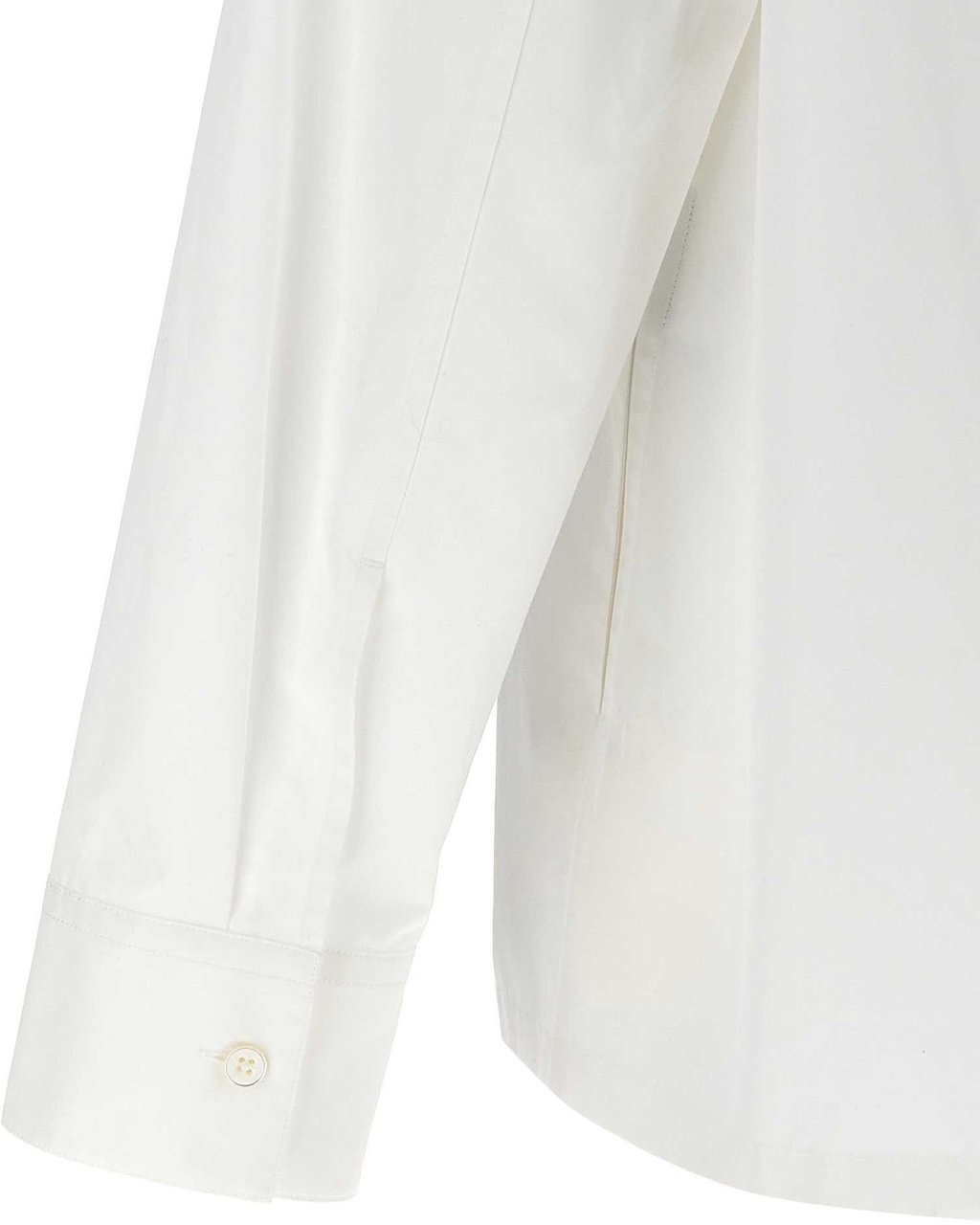 Jil Sander White Cotton Blouse Wit