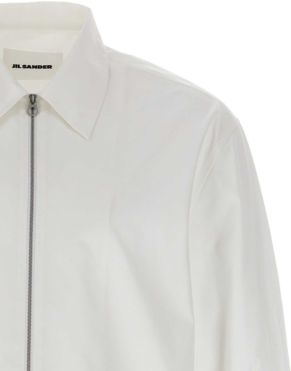 Jil Sander White Cotton Blouse Wit
