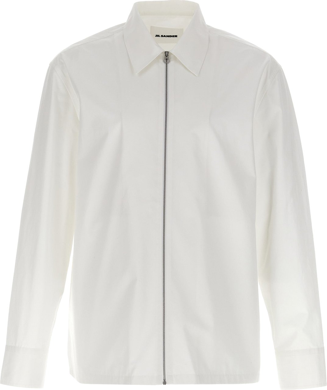 Jil Sander White Cotton Blouse Wit
