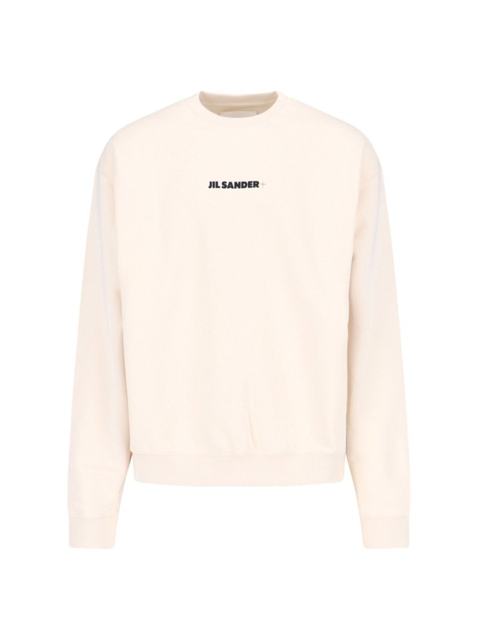 Jil Sander Logo Crewneck Sweatshirt – Cream Neutraal