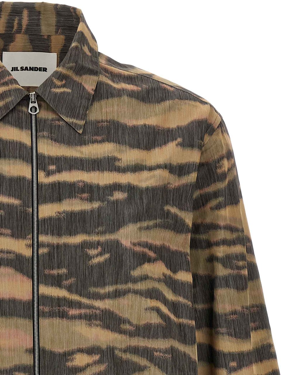 Jil Sander Zip Shirt – Beige Neutraal