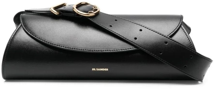 Jil Sander Jil Sander Crossbody Bags Black Woman Dierenprint