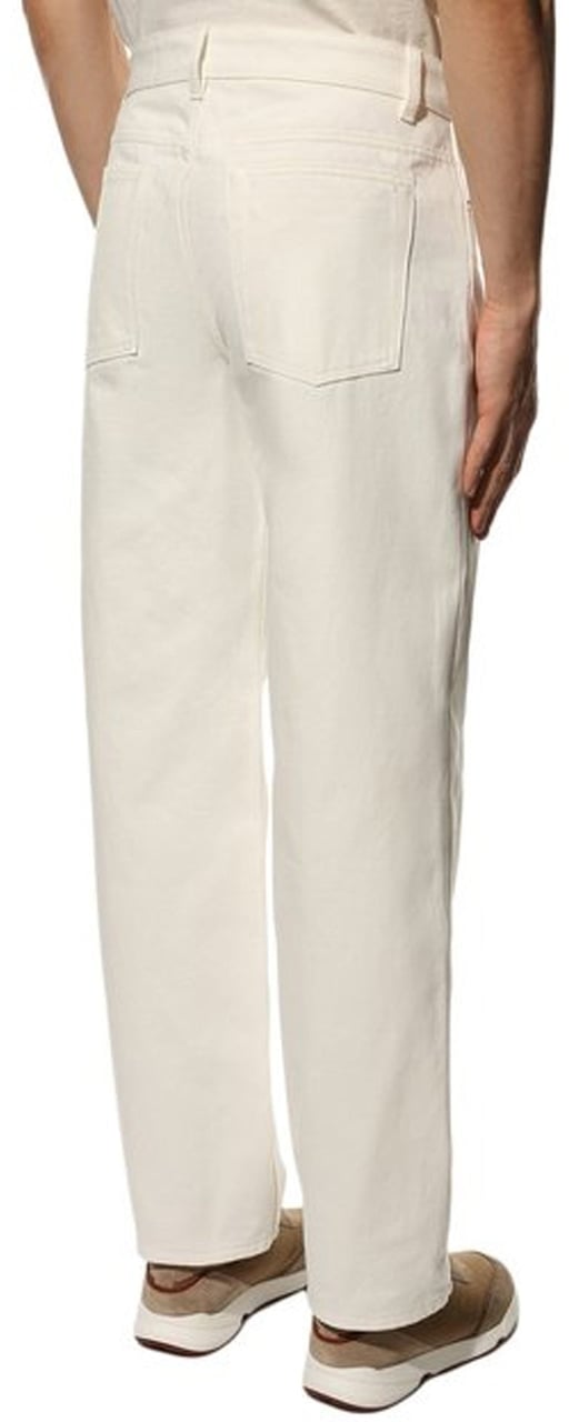 Jil Sander Jil Sander Regular-Fit Denim Trousers Wit