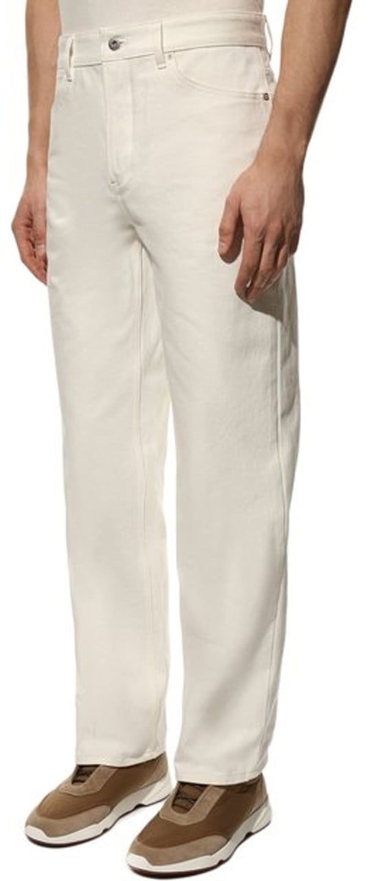 Jil Sander Jil Sander Regular-Fit Denim Trousers Wit