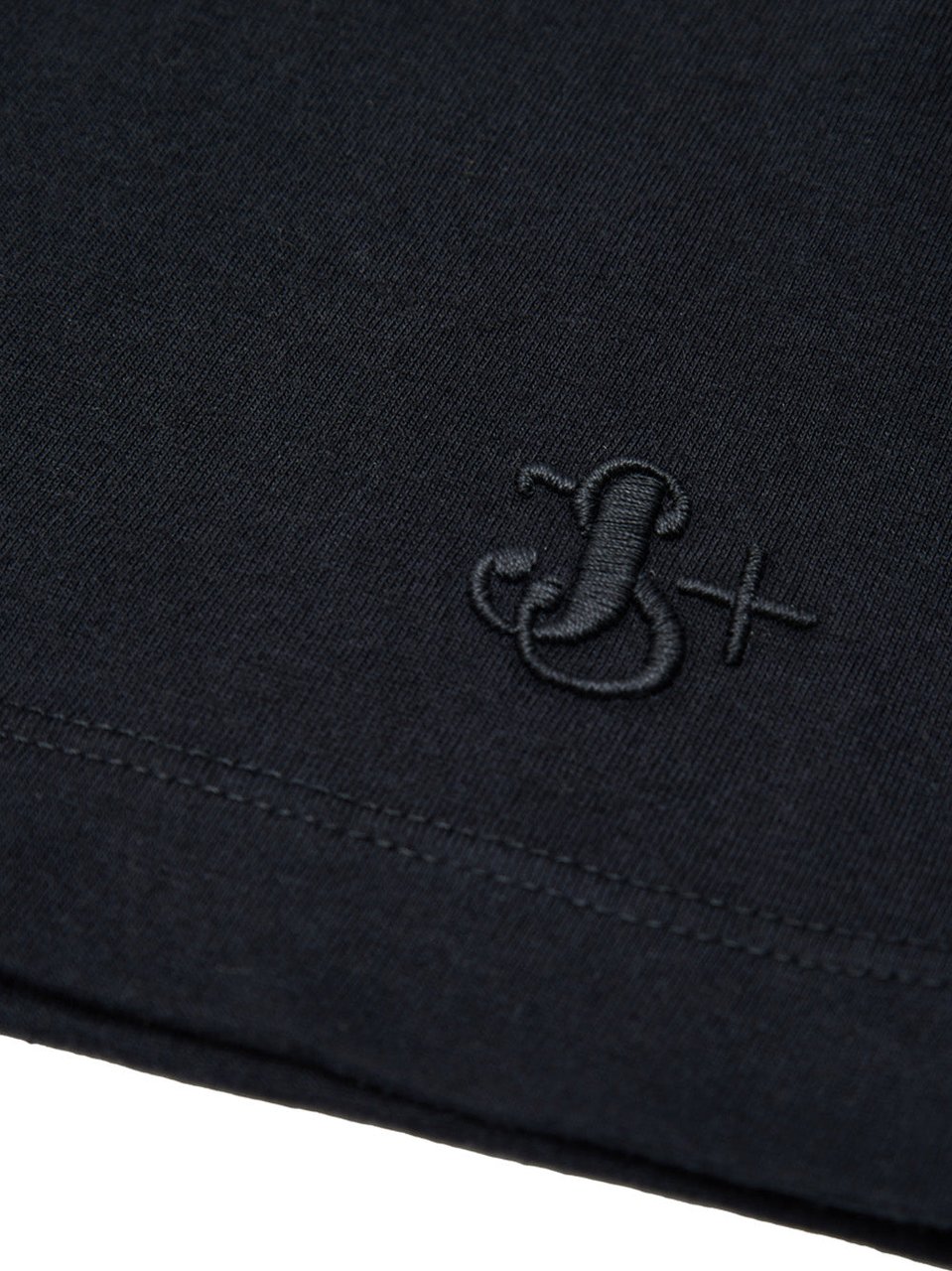 Jil Sander Black Long Sleeve T-Shirt with Jil Sander Embroidery Logo Zwart
