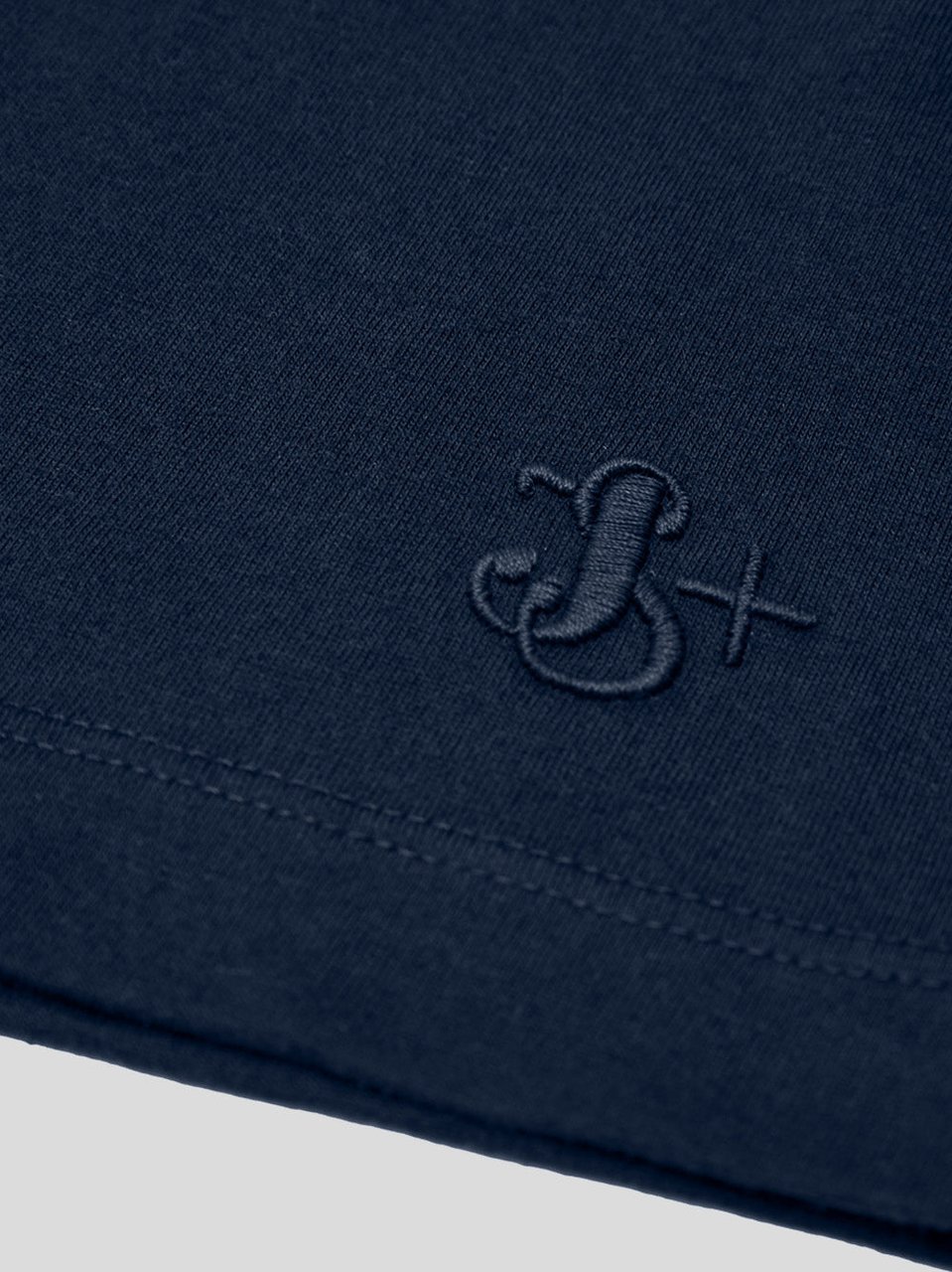 Jil Sander Blue Long Sleeve T-Shirt with Jil Sander Embroidery Logo Blauw