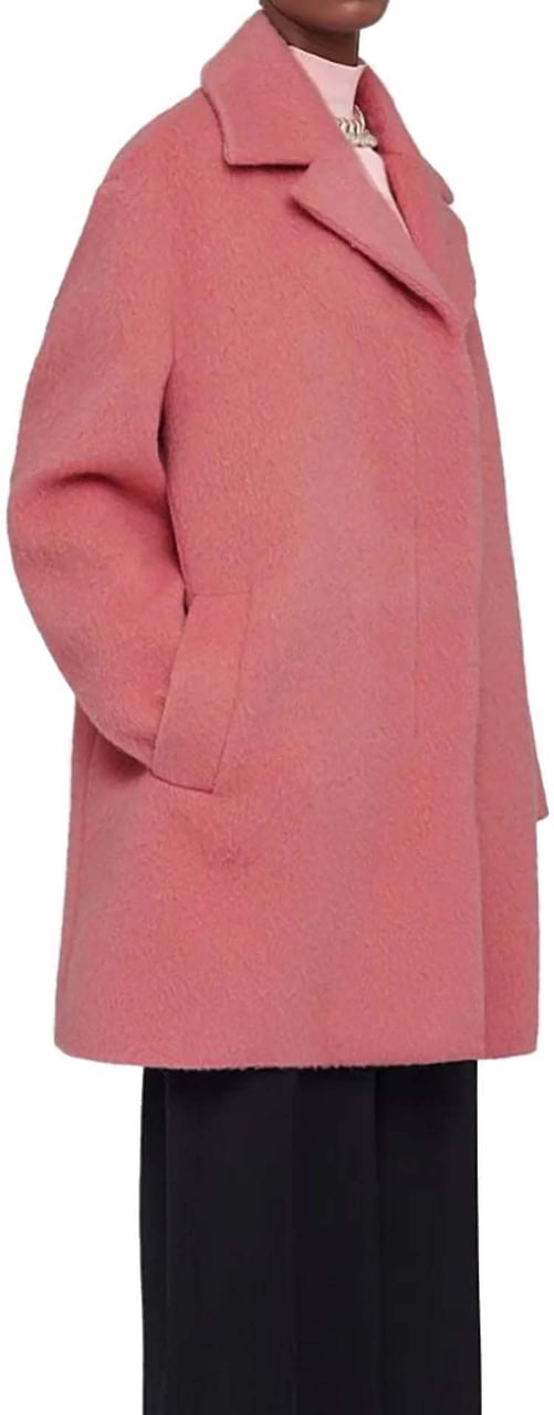 Jil Sander Wool Kaban Coat Roze