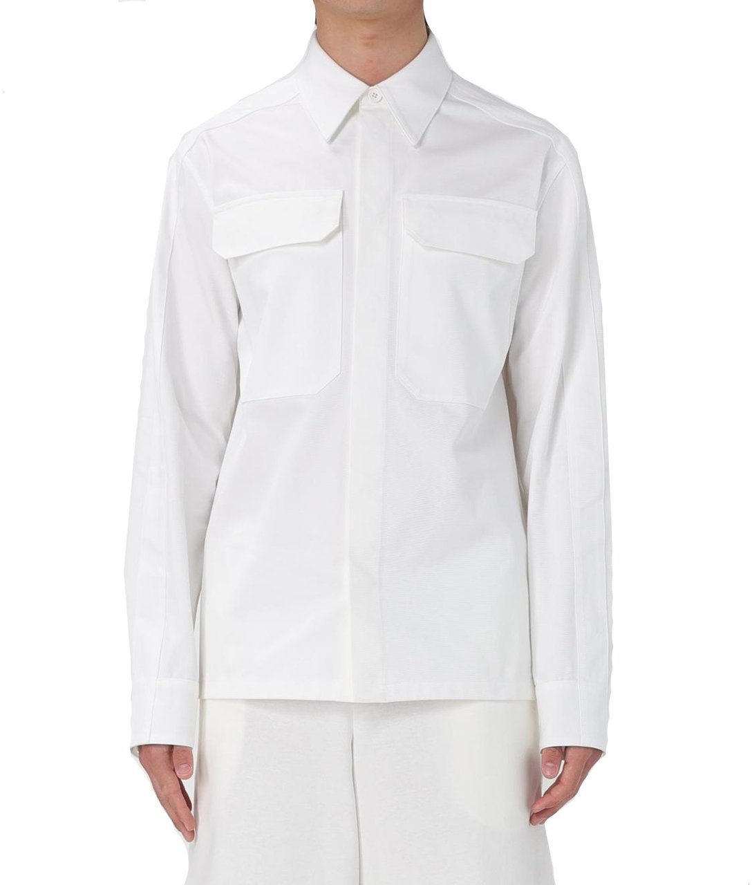 Jil Sander Cotton Shirt Wit