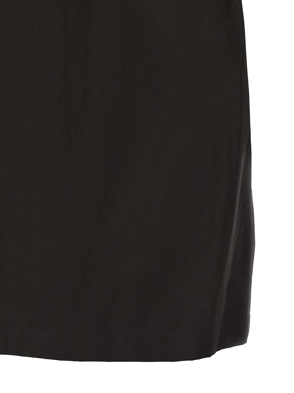 Jil Sander Black Cotton Blouse Zwart