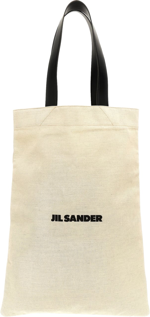Jil Sander Bicolor Cotton Tote Bag Divers